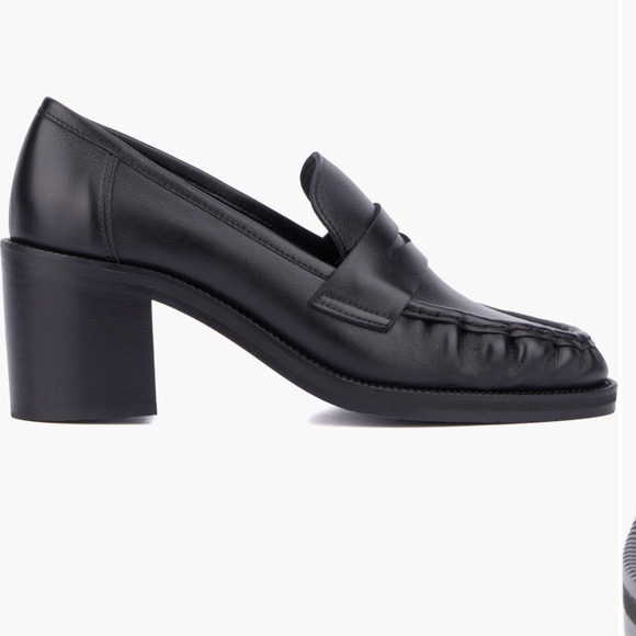 Aquatalia Shoes - Aquatalia Josette Penny Loafer Pump In Black